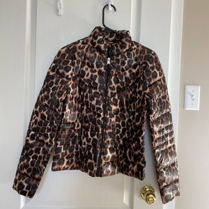 VERO MODA Light puffer jacket leopard